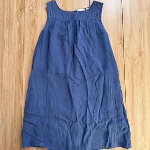 Cynthia Rowley Indigo 100% Linen Dress Size Medium